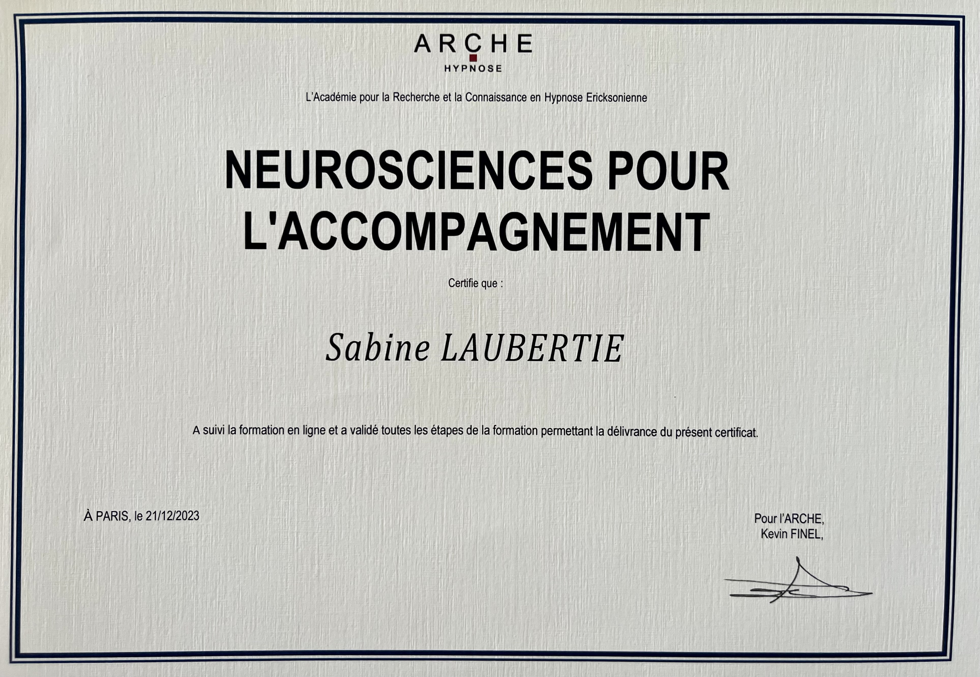 Certificat de neurosciences